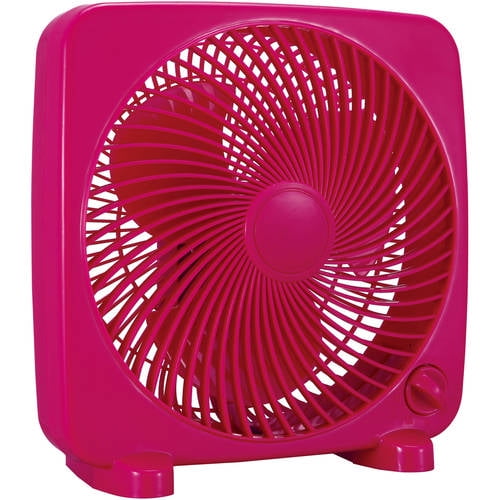 pink box fan