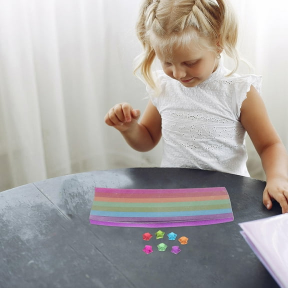 LOLIPPYY folding strips Origami Paper Kit Multi 520 Sheets Family Bonding Activities Holiday Decorations
