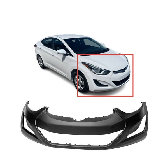 DCP Front Bumper Cover for 2014-2016 Hyundai Elantra L GL GLS 865113Y500 HY1000203