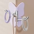 thumbnail image 3 of 3Pc Butterfly-Shaped Swivel Adhesive Hooks, 360° Rotating Towel Hooks, Decorative Wall Mount Hangers, Waterproof Self-Adhesive Hooks for Bathroom and Kitchen, Multi-Hook Organizer for Towels, Hats, 3 of 5