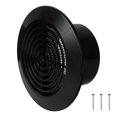 thumbnail image 1 of Cubierta de ventilación de techo Repa Market de plástico negro con malla de 10 cm, 1 of 8