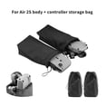 thumbnail image 2 of Drone Bolsa Con Cordón Negro Interior Peludo Resistente Al Agua Nailon Duradero Práctica Bolsa De Almacenamiento Bolso De Mano Para Dji Air 2S Para Dji Mini 2 Drone Control Remoto 2 Unids/Set Methold EL008738-00, 2 of 6