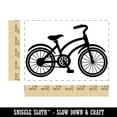 thumbnail image 2 of Classic Vintage Bicycle Bike Cyclist Rectangle Rubber Stamp Stamping Scrapbooking Crafting - Small 1.7in, 2 of 7