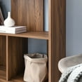 thumbnail image 6 of Modway Transmit 31" Modern Spacious Storage Wood Bookcase in Walnut, 6 of 7