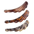 thumbnail image 1 of Pinces à Cheveux Banane en Plastique 3 Pcs Simples Peigne à Cheveux Pinces à Griffes pour Femmes, 1 of 10