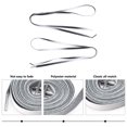 thumbnail image 4 of OULII 1 Pair Black Gradient Flat Polyester Shoelace For Sneakers Elasticity Daily Use, 4 of 6