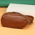thumbnail image 2 of Lispipm Leather Crossbody Bags for Women Retro Small Soft Medium Anti Theft Shoulder Purse Work and Shopping Adjustable Strap Satchel Bag Brown, 2 of 6