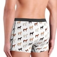 thumbnail image 4 of Men's Boxer Briefs, Classic Cartoon Cute Horse Soft Comfy Mens Underwear Boxer Briefs Breathable With Widen Waist, 4 of 7
