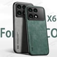 thumbnail image 2 of Luxury Sheepskin Magnetic Leather Case For POCO X6 F5 X5 X3 Pro NFC F3 M5 X4 F4 GT Shockproof Cover For POCO M4 X4 Pro 5G F2 Pro, 2 of 5