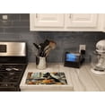 thumbnail image 2 of German Shepherd Fall Kitchen Pumpkins Glass Cutting Board Large 12 in x 15 in, 2 of 5