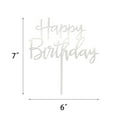 thumbnail image 2 of Cc Town Decoración Para Tarta De Feliz Cumpleaños, Acrílico Plateado Espejado, Versátil Decoración Para Tartas Para Fiestas De Cumpleaños, Ideas De Decoración, Recuerdo Perfecto Para Tu Familia Y Amig, 2 of 5