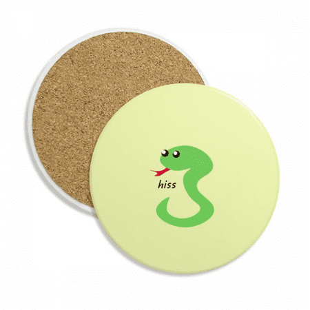 

Snake Serpent Sound Art Deco Fashion Coaster Cup Mug Tabletop Protection Absorbent Stone