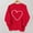 Pullover-Red, variant on Valentine's Day Shirts for Women Holiday Heart Graphic Long Sleeve Casual Loose Tops Trandy Crewneck Tunic Sweatshirts Spring Clothes
