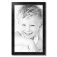 thumbnail image 2 of ArtToFrames 17" x 28" Honors Black with Silver Picture Frame, 17x28 inch Black Wood Poster Frame (WOM-5157),  Pack, 2 of 7