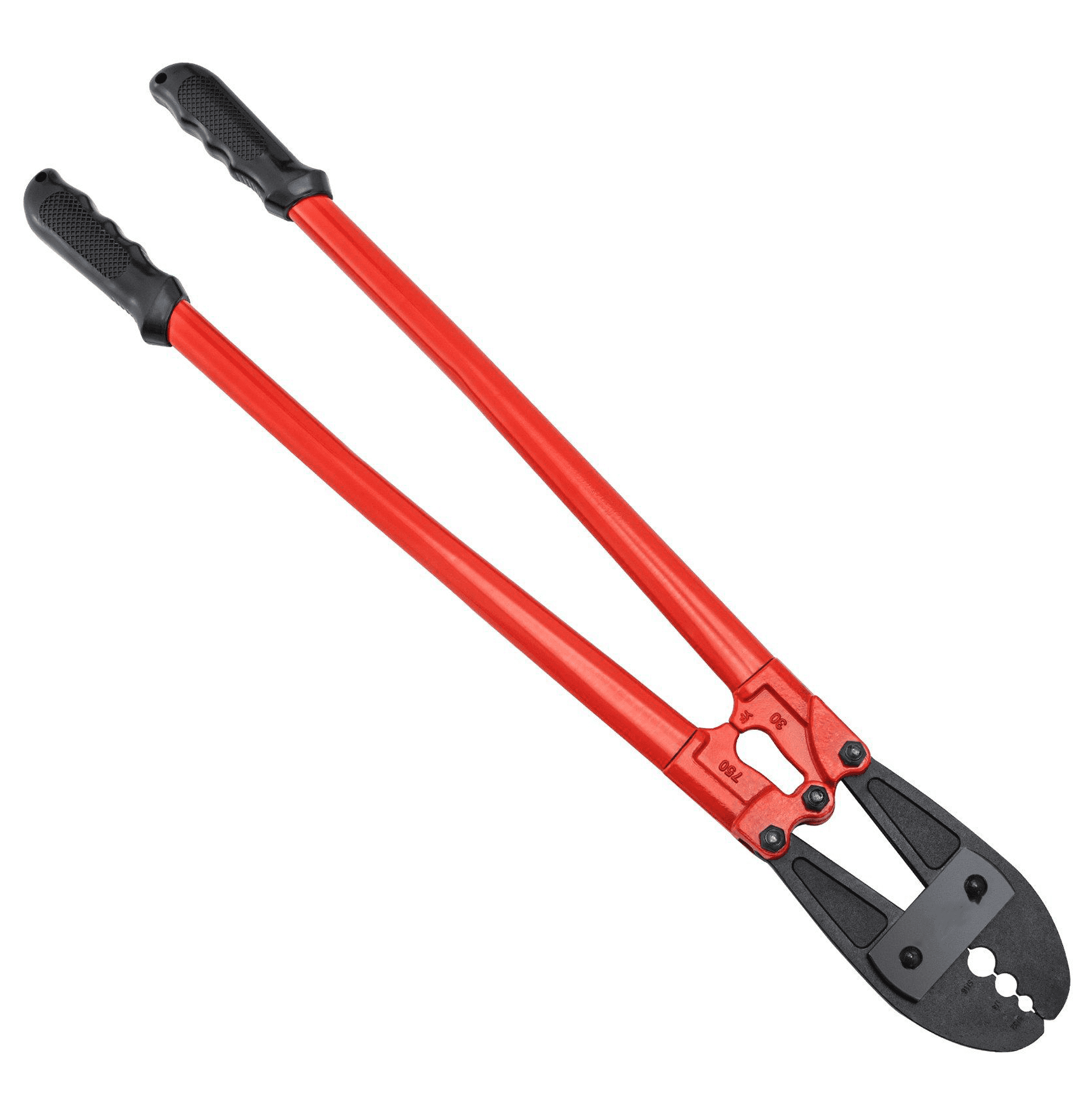 30" Hand Swager, Wire Rope Crimping Tool for 5/32", 1/4", 5/16" Cable, Alloy Steel Construction, Labor-Saving Handle, Ideal for Construction & Maintenance