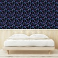 thumbnail image 3 of Ambesonne Tropical Peel & Stick Wallpaper for Home, Retro Abstract Monstera, 13"x100", Violet Aqua Charcoal Grey, 3 of 5