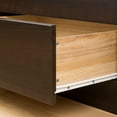 thumbnail image 4 of Prepac Queen Mate's Platform Storage Bed with 6 Drawers, Espresso, 4 of 7