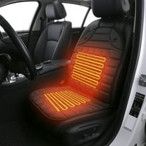 LACKUST Seat Cushion Clearance,12V Seat Cushion for Car Truck,Car Seat Cushion Pad for Front Seats Driving Back and Butt Pain,Black