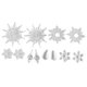thumbnail image 4 of Adornos Colgantes Strade Fareast Limited 12 Piezas Acrílico Navidad, 4 of 8
