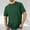 #Army Green, variant on DPTALR Men's Casual Fashion Solid Color Loose Stylish Short Sleeve T-shirt,Army Green, XXXL