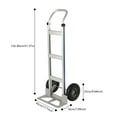 thumbnail image 2 of 500lbs Heavy Duty Stair Climbing Cart Folding Hand Truck Dolly w/ Wheels for Offices, Campsites, Event Venues, Catering, Moving, Express Delivery, Warehouses, 2 of 14