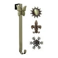 thumbnail image 1 of Haute Decor Adjustable Metal Wreath Hanger with Sun Icon and More, Bronze, 1 of 8