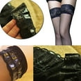 thumbnail image 5 of Shenmeida 4PCS Silk Thigh High Stocking for Women Lace Silicone Socks Lace Nightclub High Stockings, 5 of 6