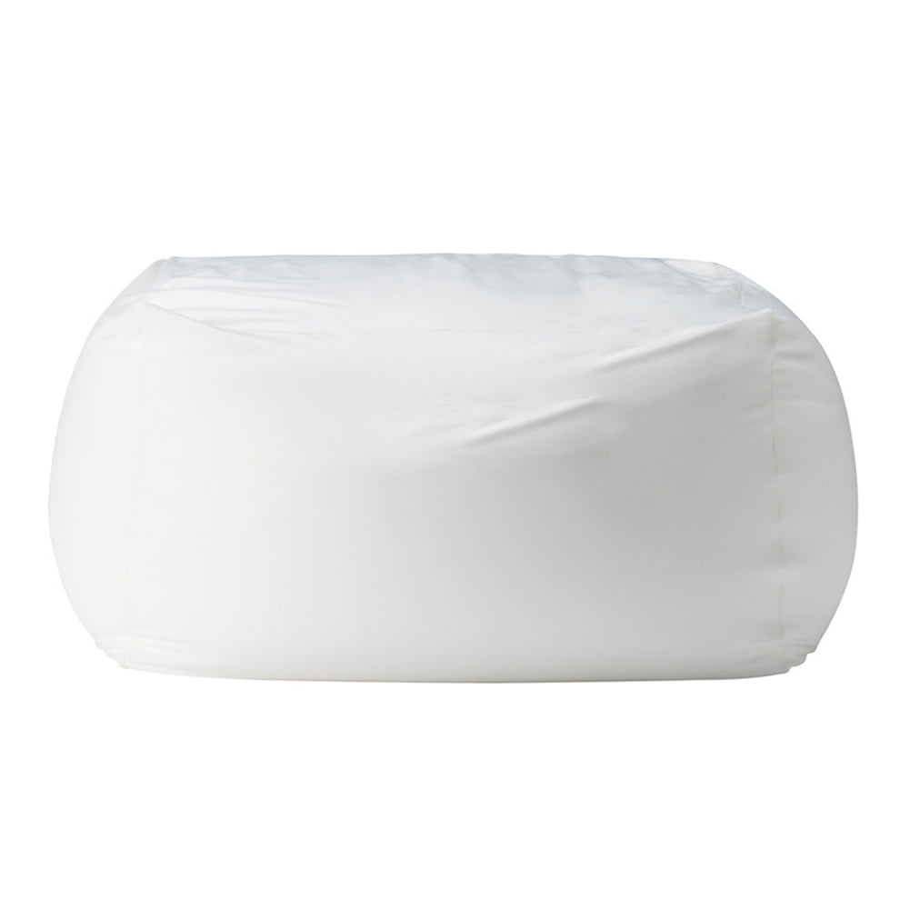 White For Bean Bag Home No Filler Lazy Sofa Elastic Inner Liner Zipper Closure 