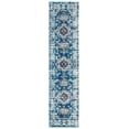 thumbnail image 3 of SAFAVIEH Madison Trenton Vintage Traditional Runner Rug, Dark Blue/Light Blue, 2' x 8', 3 of 10