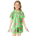 thumbnail image 1 of Pyjamas Imprimés Nœud Papillon Décontractés pour Filles, 1 of 3