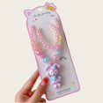 thumbnail image 3 of Collar luminoso para niños de Sanrio, juguete de dibujos animados de Hello Kitty Kuromi, pulsera de cuentas para niña pequeña, joyería de princesa, 3 of 5