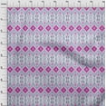 thumbnail image 3 of oneOone Silk Tabby Fabric Geometric Ikat Print Fabric BTY 42 Inch Wide, 3 of 4