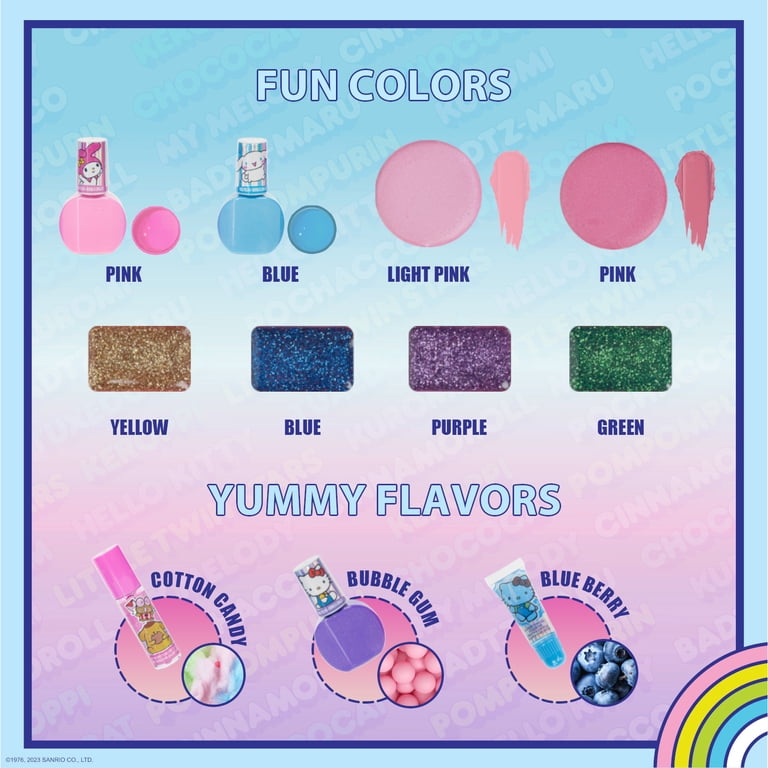 Townley Girl Hello Kitty Train Case Makeup Set, Ages 3+ photo 8
