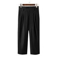 thumbnail image 3 of INCERUN Men's Trouser Fashion High Waist Baggy Casual Straight Drape Pants, 3 of 8