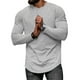 thumbnail image 5 of pstuiky camisas de manga larga para hombre, Camiseta informal de cuello redondo de punto para hombre, camiseta deportiva informal falsa, camiseta de cuello redondo de manga larga salir tops xl, 5 of 8