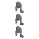 thumbnail image 3 of Clips para guardabarros Riwesomey tacos impermeables de nailon duradero color Gris, 3 of 6