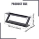 thumbnail image 5 of Caja de almacenamiento de acrílico con soporte para control remoto, organizador multicompartimento para sala de estar Negro, 5 of 6
