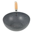 thumbnail image 4 of Miangastore Small Frying Pan Nonstick Steak Frying Pan Small Wok Kitchen Frying Pan Iron Wok, 4 of 8