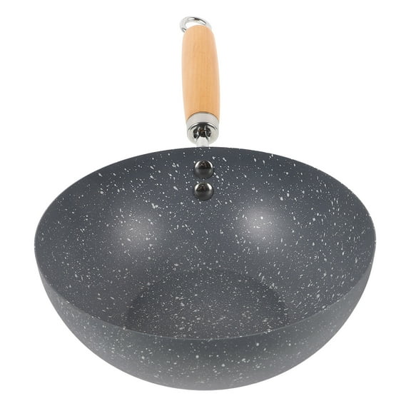 LOLIPPYY Small Stainless Steel Wok Assorted Colors for Kitchen Cooking, Easy to Clean Multifunctional Frying Pan