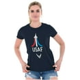 thumbnail image 4 of US Air Force USAF Military Patriot Women's T Shirt Ladies Tee Brisco Brands S, 4 of 5