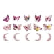 thumbnail image 3 of Retro Notebook Decoration Material Stickers DIY Decorative Sticker for Notebook Labels, Violet Butterfly, 3 of 5