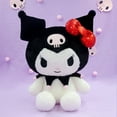 thumbnail image 3 of Sanrio Kuromi-muñeco de peluche de algodón PP para niña, almohada de felpa, juguete de Boutique de moda, modelo de Anime genuino, Súper suave, regalos de cumpleaños, 3 of 5