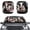 American Flag Cow Print, variant on Binienty Patriotic Dachshund Windshield Sun Shade Funny Foldable 2 Piece Car Interior Accessories Sun Protection Easy to Install UV Rays Reflector for Most Sedan Truck Van 28.5 x 25.5 inches