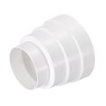 thumbnail image 1 of Unique Bargains Duct Inline Reducer 3.15 - 4.72' Plastic Duct Adapter Increaser Connector for Kitchen Ventilation Systems, 1 of 5