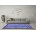 thumbnail image 3 of Ahgly Company Machine Washable Indoor Rectangle Abstract Blue Modern Area Rugs, 8' x 12', 3 of 4