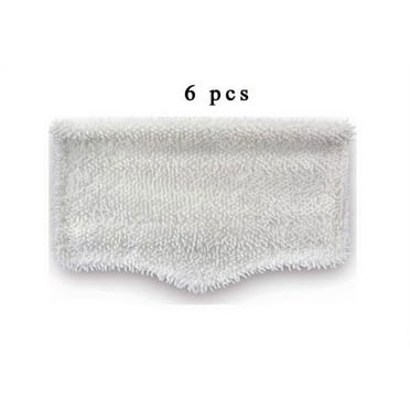 Steam Mop Cleaning Pads 6 pc, for Shark S3101, S3102, S3250, S3251, SK115, SK140, SK141, SK435CO, SK460, Shark Steam Mop S1000WM