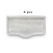 Steam Mop Cleaning Pads 6 pc, for Shark S3101, S3102, S3250, S3251, SK115, SK140, SK141, SK435CO, SK460, Shark Steam Mop S1000WM