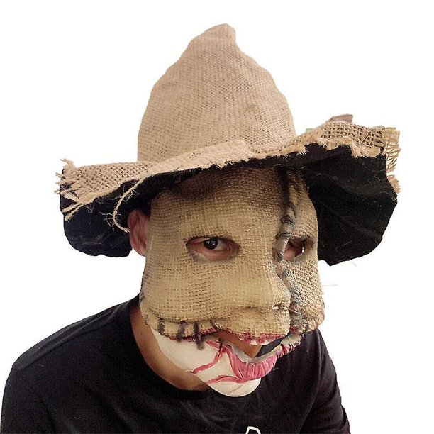 Taian Horror Grimace Mask Devil Masquerade Disfraces de fiesta de Halloween Play Out Party Scary Props Modelos de espantapájaros