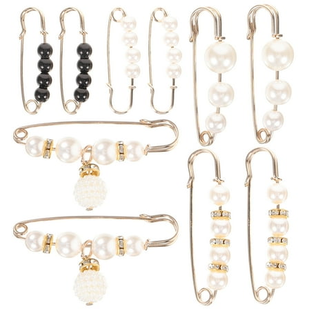 said 10Pcs Waist Pants Pins Brooch Pin Shawl Clips Pants Dress Waist Pin Collar Safety Pin