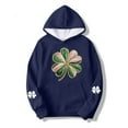 thumbnail image 3 of Gytharion Sweatsuit Sets for Women Fashion Shamrock Graphic Print Long Sleeve Hoodies and Jogger Sweatpants 2 Piece St Patricks Day Tracksuit Sets with Pockets, 3 of 4